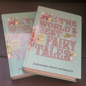 The World's Best Fairy Tales Book Set; Volume One And Two Vintage